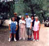 Pursley Family Reunion2000 in the Chiricahua Mt.s. L to R - Dez, 

Brandon, Bina, Josh, Jeannette, and Lorraine.